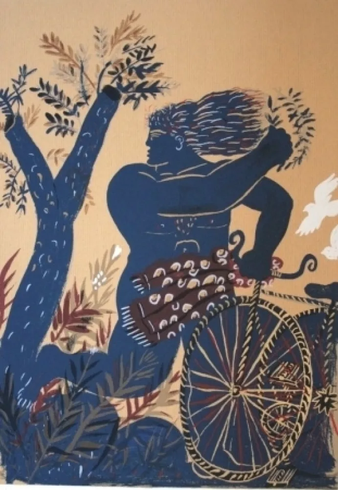 Litografía Fassianos - Sans titre