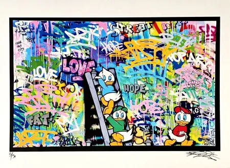 Litografía Fat - DuckTales