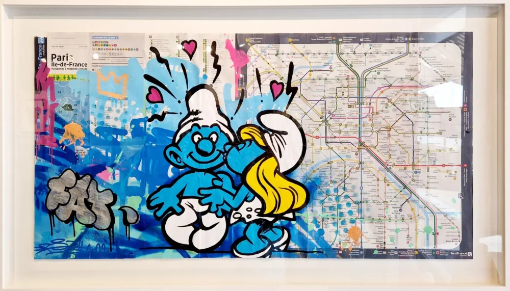 Sin Técnico Fat - Smurfs (Metro Map of Paris)