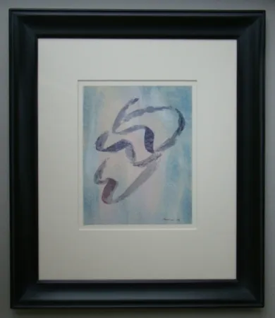 Litografía Fautrier - Annabelle Nue