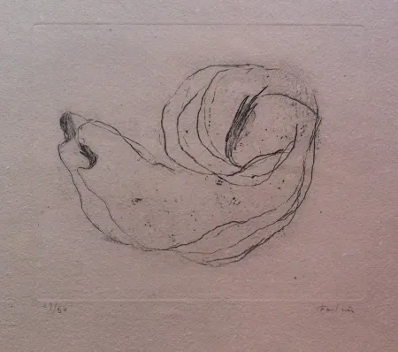 Aguafuerte Fautrier - Baby-Shell