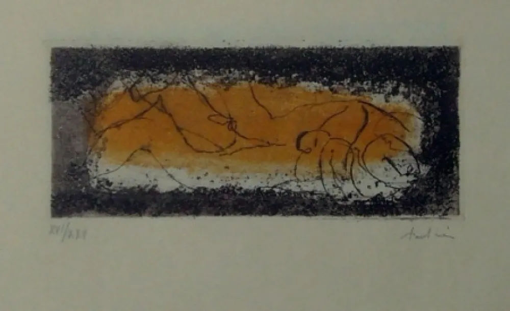 Aguafuerte Y Aguatinta Fautrier - Couple doré