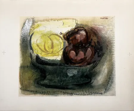 Litografía Fautrier - FAUTRIER ŒUVRES 1915-1943. Avec une lithographie en couleurs vernie (1943)