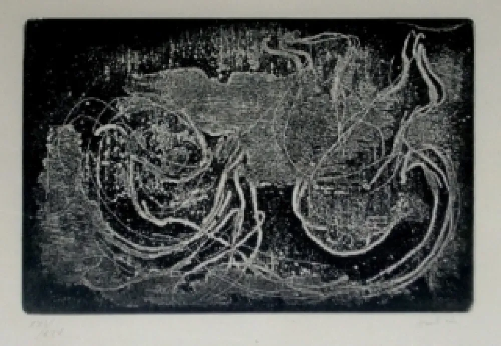 Aguafuerte Y Aguatinta Fautrier - Femme étendue II