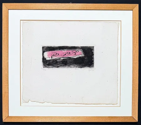 Grabado Fautrier - Jean Fautrier (1898–1964) -Petit Paysage Sombre- etching aquatint on paper- 1941