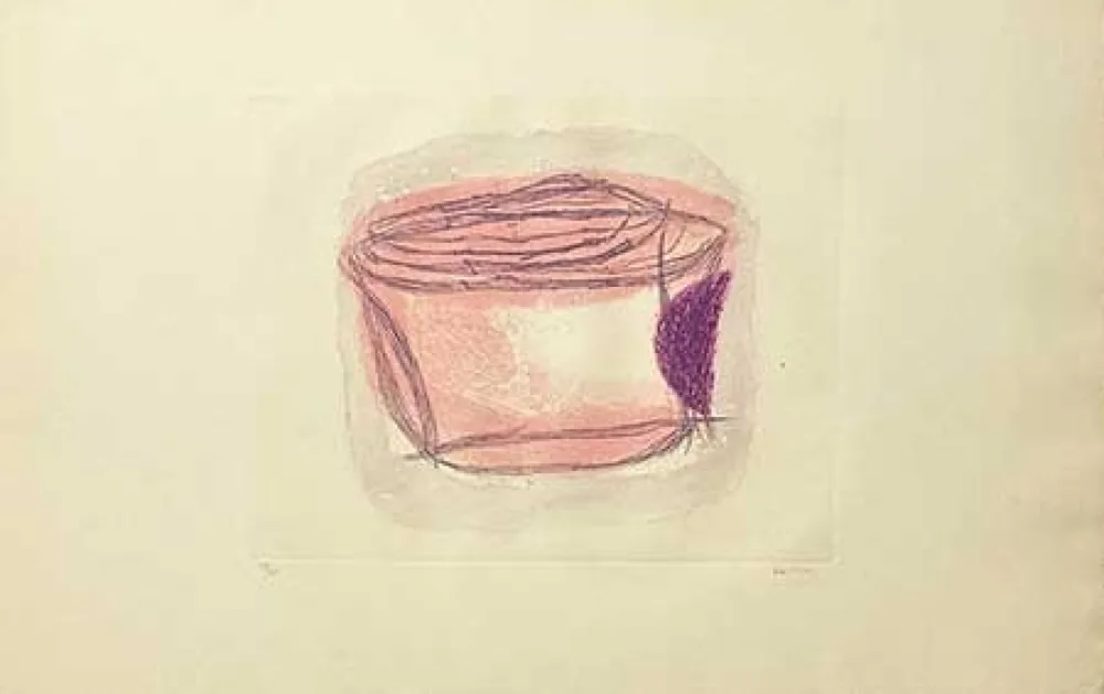 Grabado Fautrier - La boite