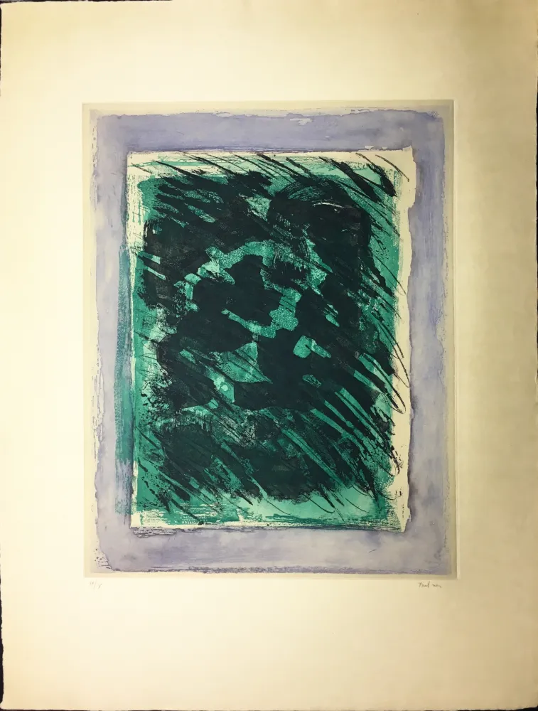 Aguatinta Fautrier - LA FORÊT (1964)