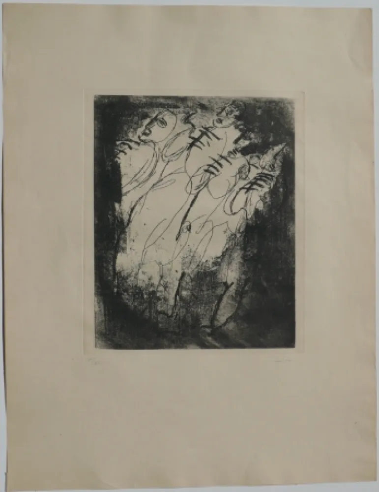 Aguafuerte Y Aguatinta Fautrier - Les fusillés