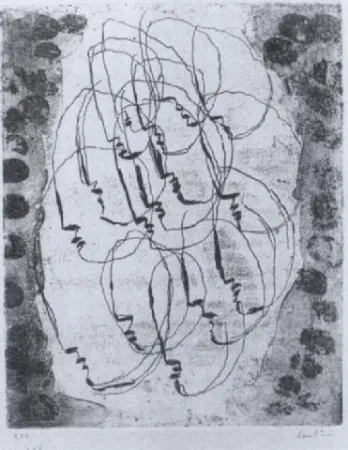 Aguafuerte Y Aguatinta Fautrier - Les massacrés