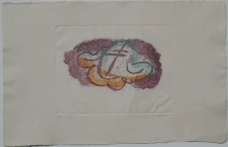 Aguafuerte Y Aguatinta Fautrier - L'otage aux mains II