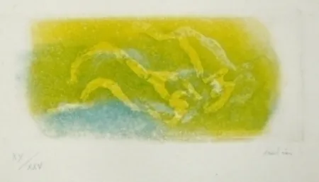 Aguafuerte Y Aguatinta Fautrier - Paysage du midi