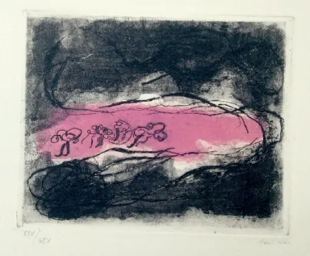 Aguafuerte Y Aguatinta Fautrier - Paysages sombres