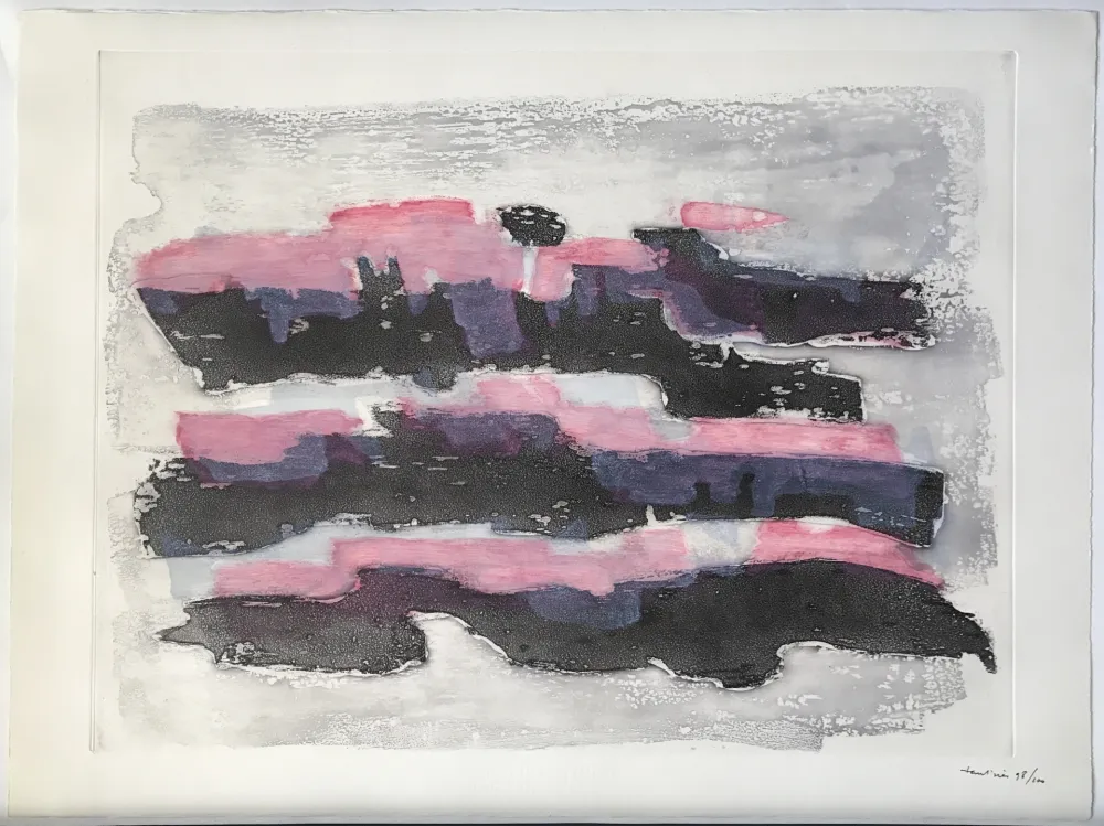 Aguatinta Fautrier - Sunset 