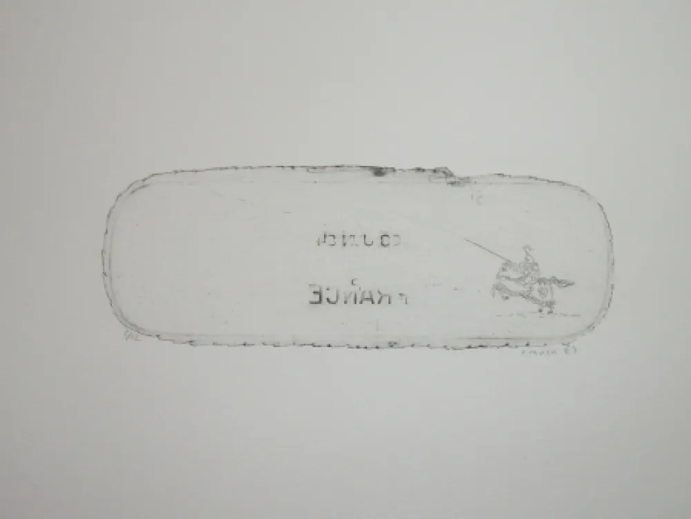 Aguafuerte Favier - En attendant les huns