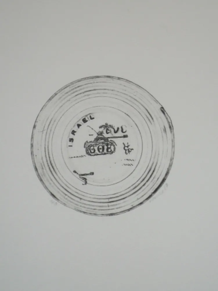 Aguafuerte Favier - Israel