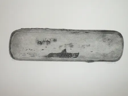 Aguafuerte Favier - Le sous marin France