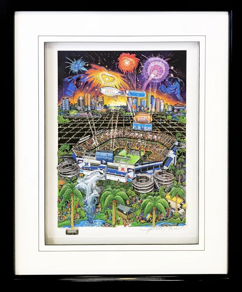 Serigrafía Fazzino - SUPER BOWL XLI