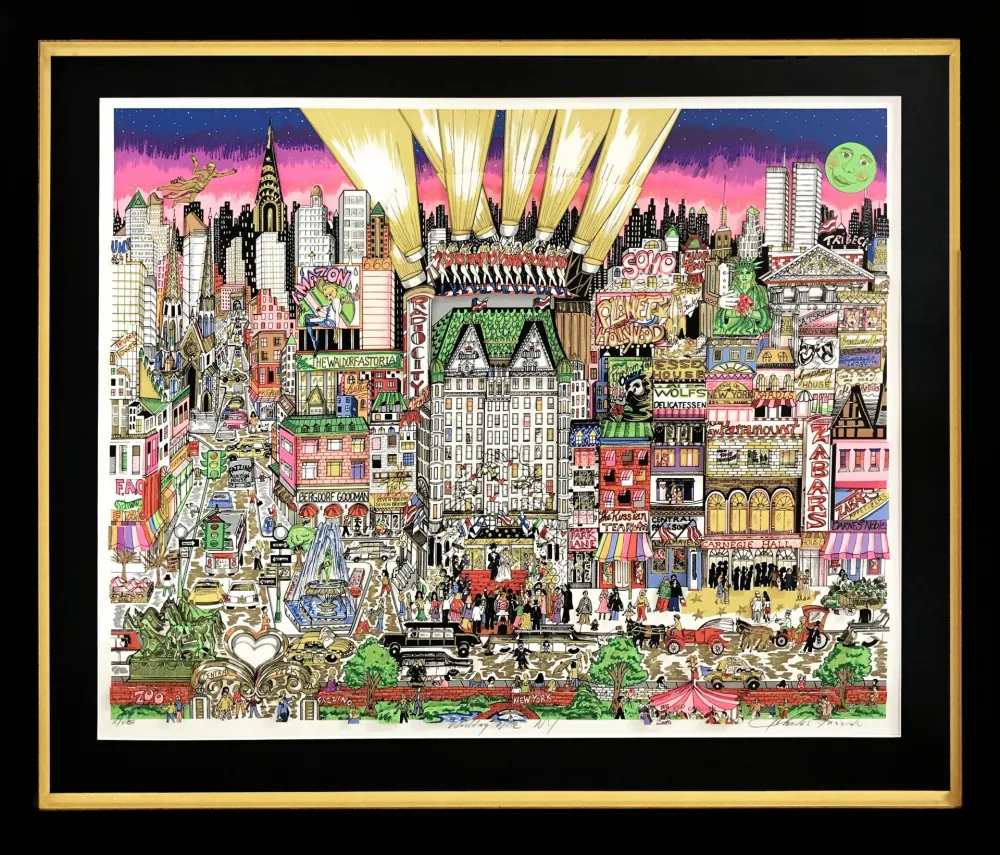 Serigrafía Fazzino - WEDDING NITE, NEW YORK