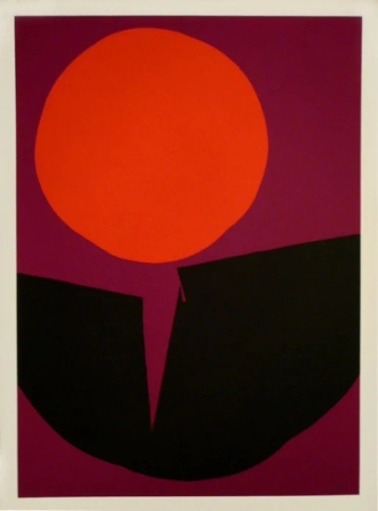 Serigrafía Feito - Círculo III