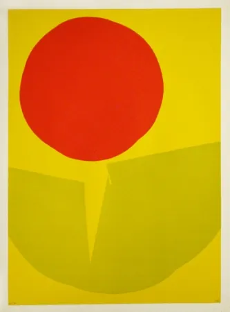 Serigrafía Feito - Círculo IV