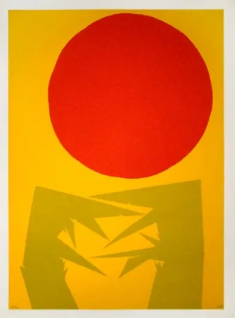 Serigrafía Feito - Círculo VI