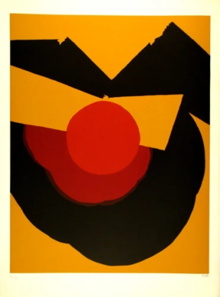 Serigrafía Feito - Círculo X