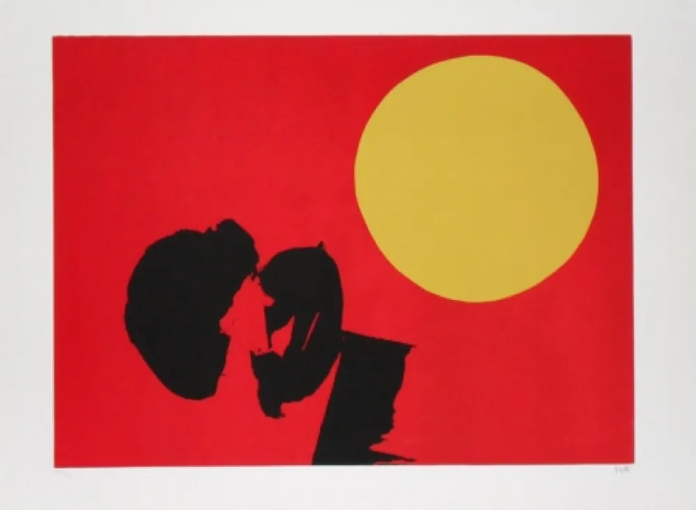 Serigrafía Feito - Círculo XIII