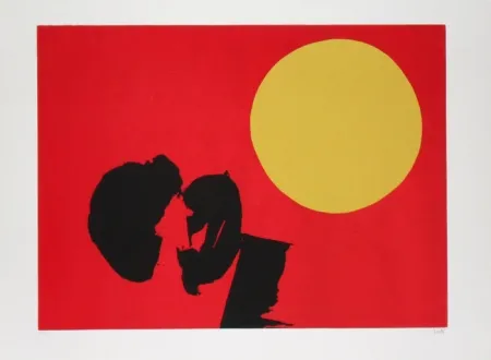 Serigrafía Feito - Círculo XIII