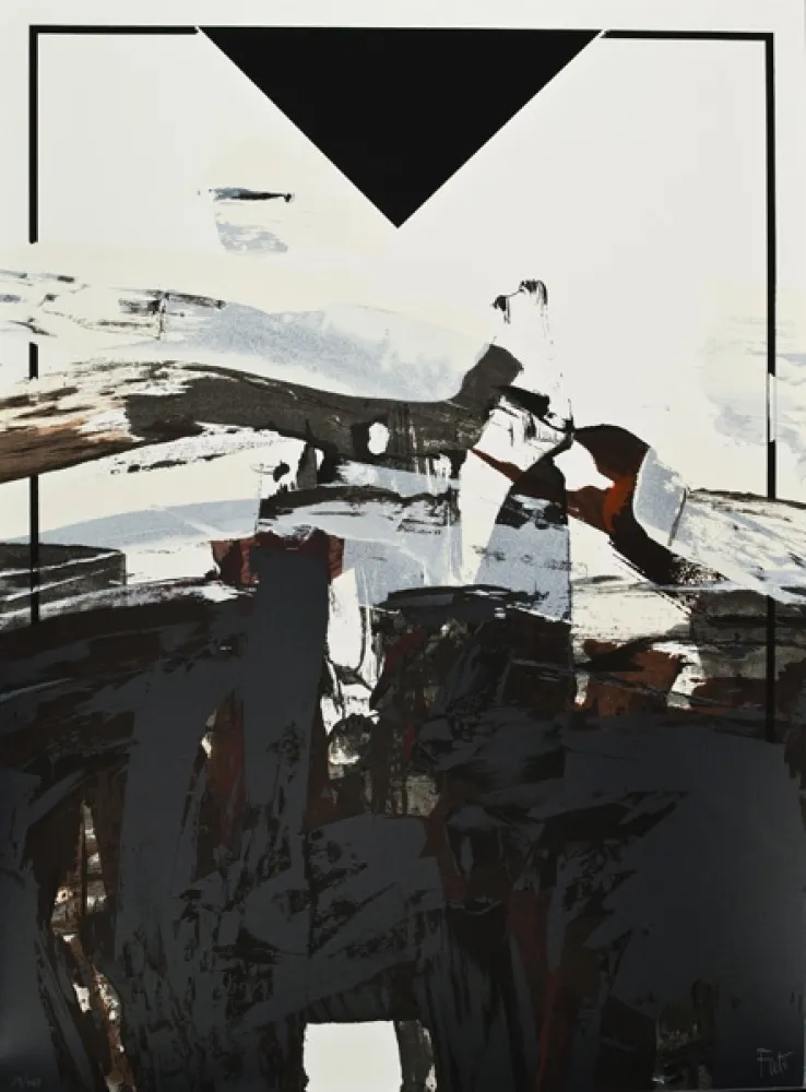 Serigrafía Feito - Sin título