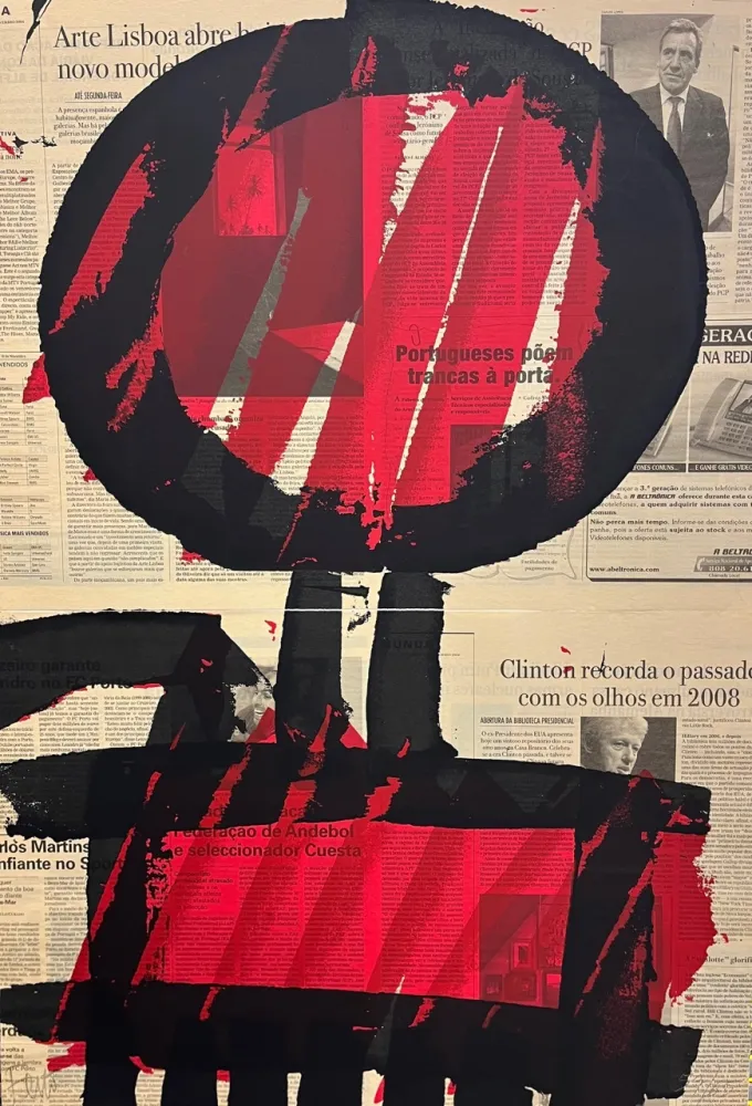 Serigrafía Feito - Sin titulo