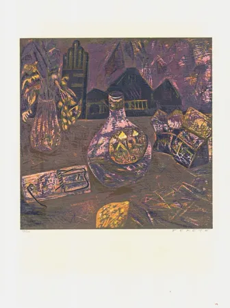 Grabado En Madera Fekete - Darmstädter Mausefalle