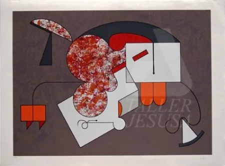 Serigrafía Felguerez - Caracoles del silencio