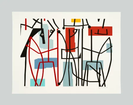 Serigrafía Fermariello - Senza titolo