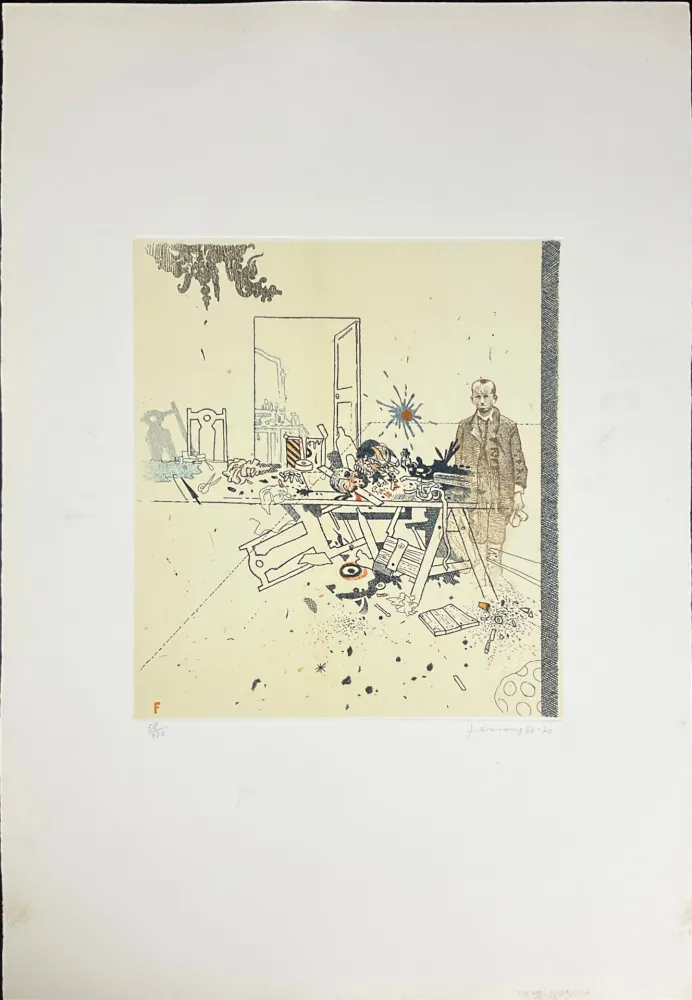 Aguafuerte Ferroni - La stanza ritrovata II