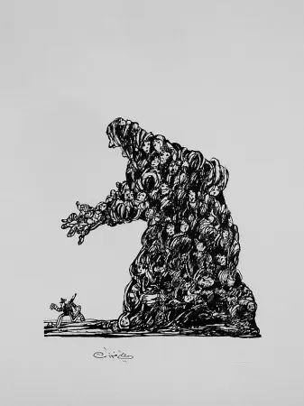 Litografía Ferzat - Lithographie originale / Original lithograph