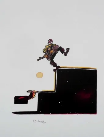 Litografía Ferzat - Lithographie originale / Original lithograph