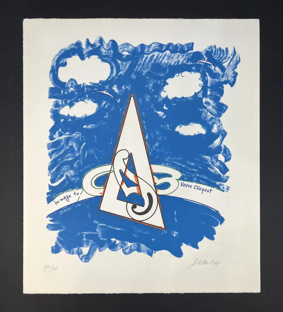 Litografía Festa  - Homage to Veuve Clicquot