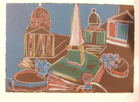 Litografía Festa  - SENZA TITOLO