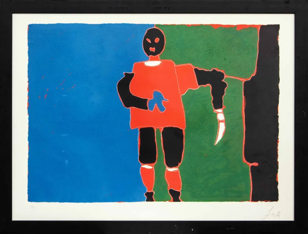 Litografía Festa  - SENZA TITOLO