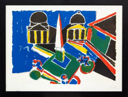 Litografía Festa  - SENZA TITOLO