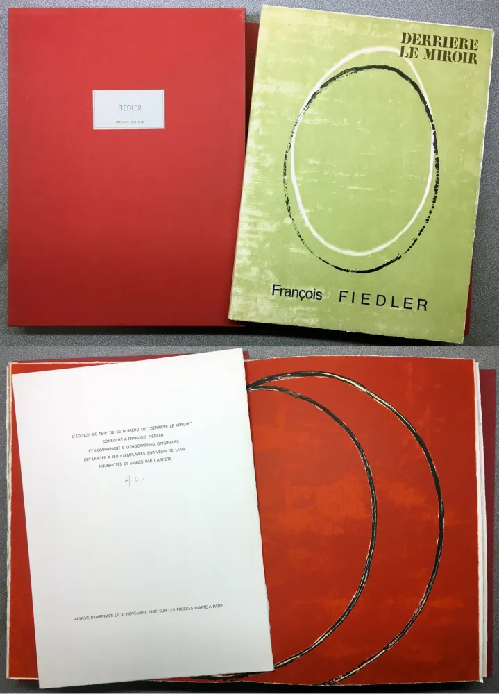 Libro Ilustrado Fiedler - FIEDLER. DERRIÈRE LE MIROIR N°167. Octobre 1967. TIRAGE DE LUXE SIGNÉ.