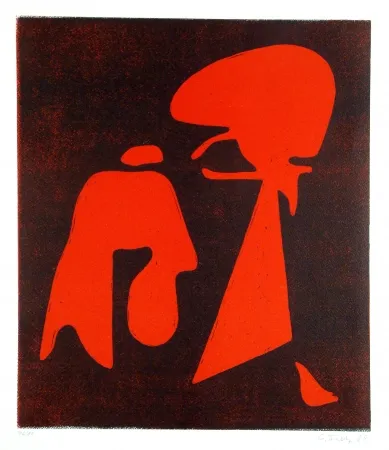 Grabado En Madera Fietz - Untitled (Abstraction)