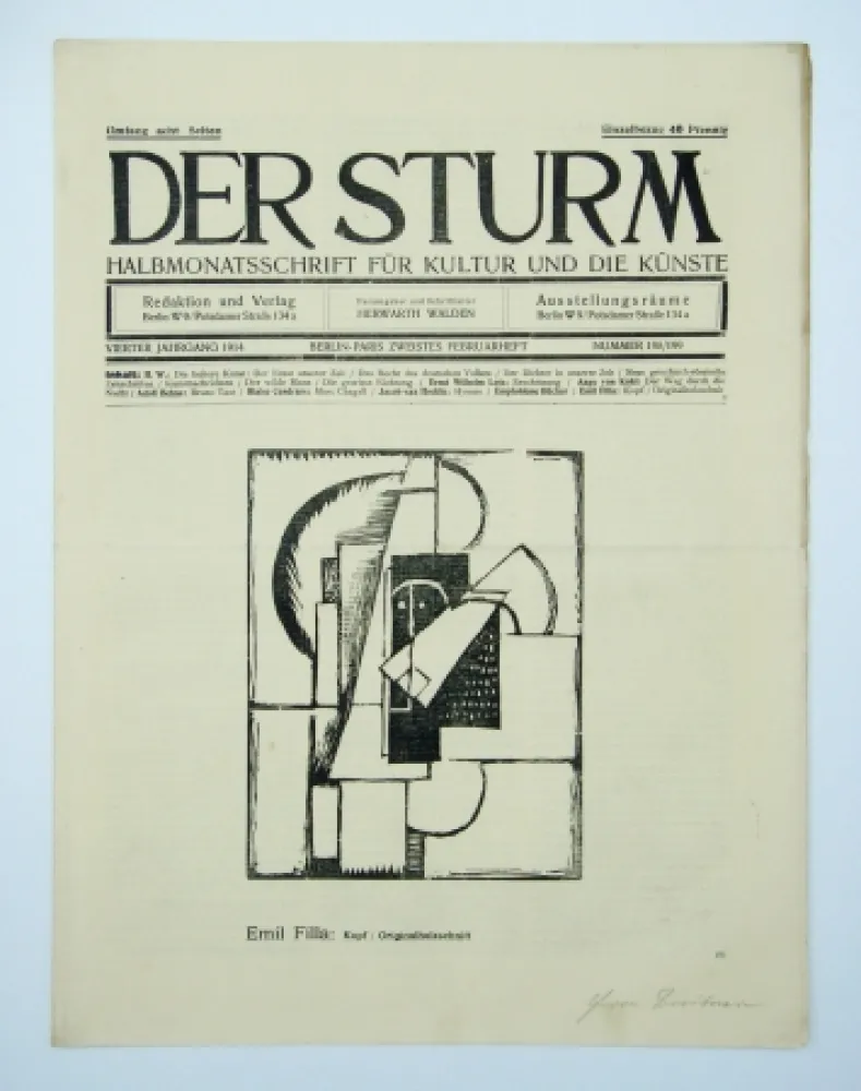 Grabado En Madera Filla - Kopf (Head)