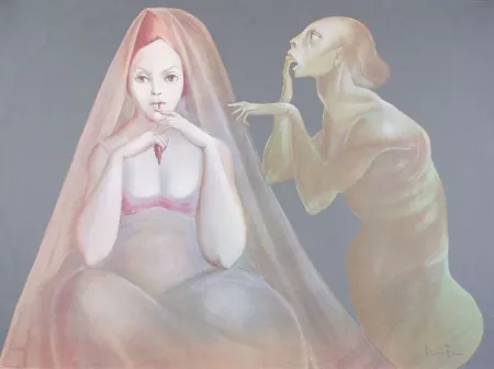 Serigrafía Fini - Amine (album: Mille et Une Nuits)