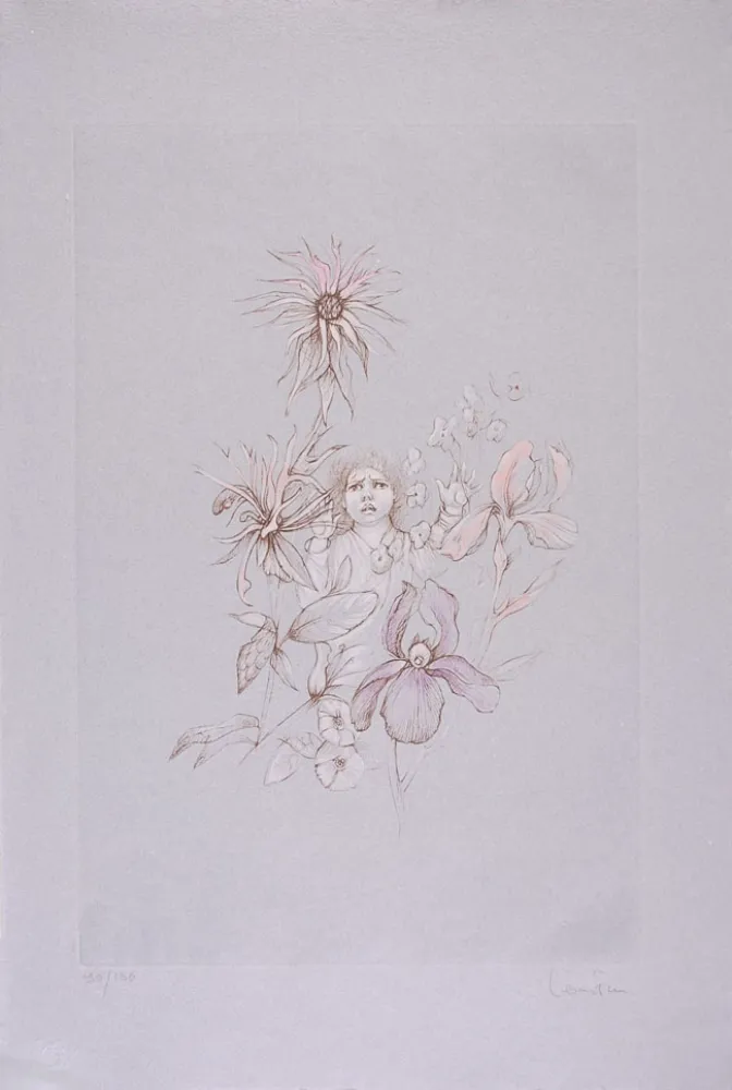 Aguafuerte Fini - Conte de la 672 ème Nuit - IX