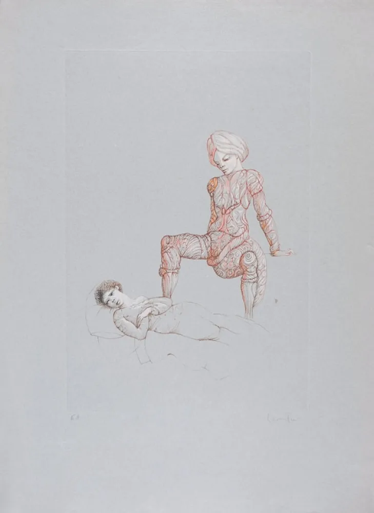 Aguafuerte Fini - Conte de la 672 ème Nuit - V