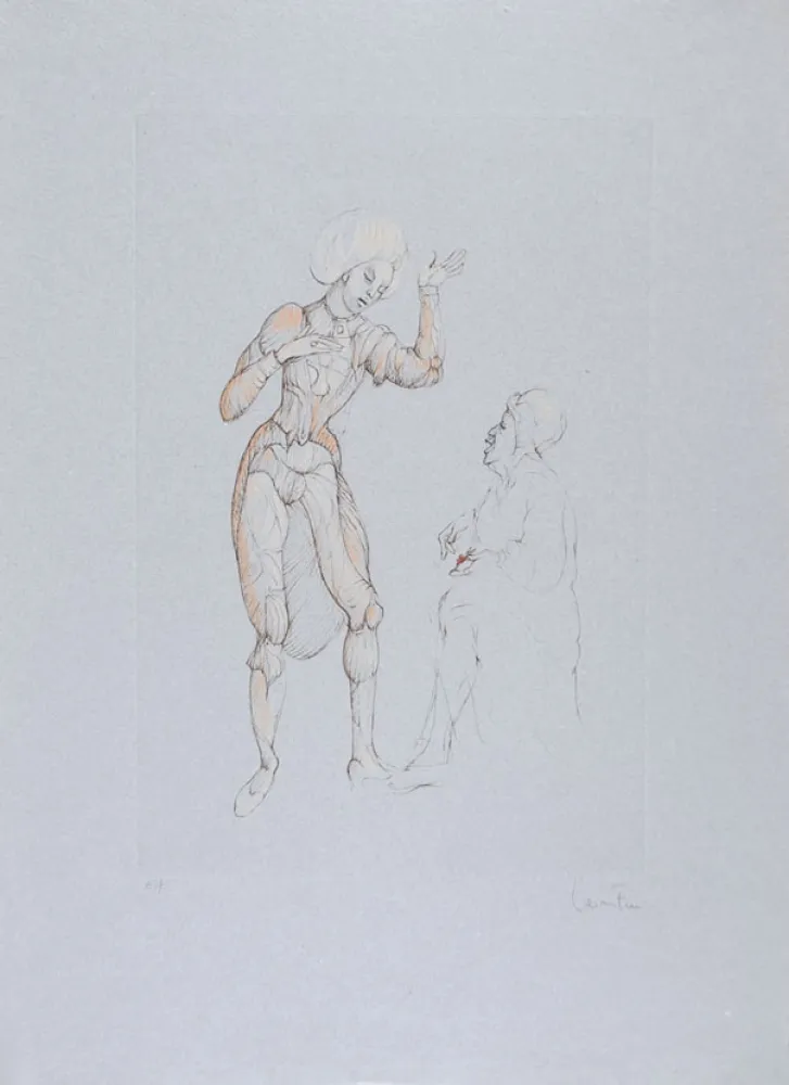 Aguafuerte Fini - Conte de la 672 ème Nuit - XI