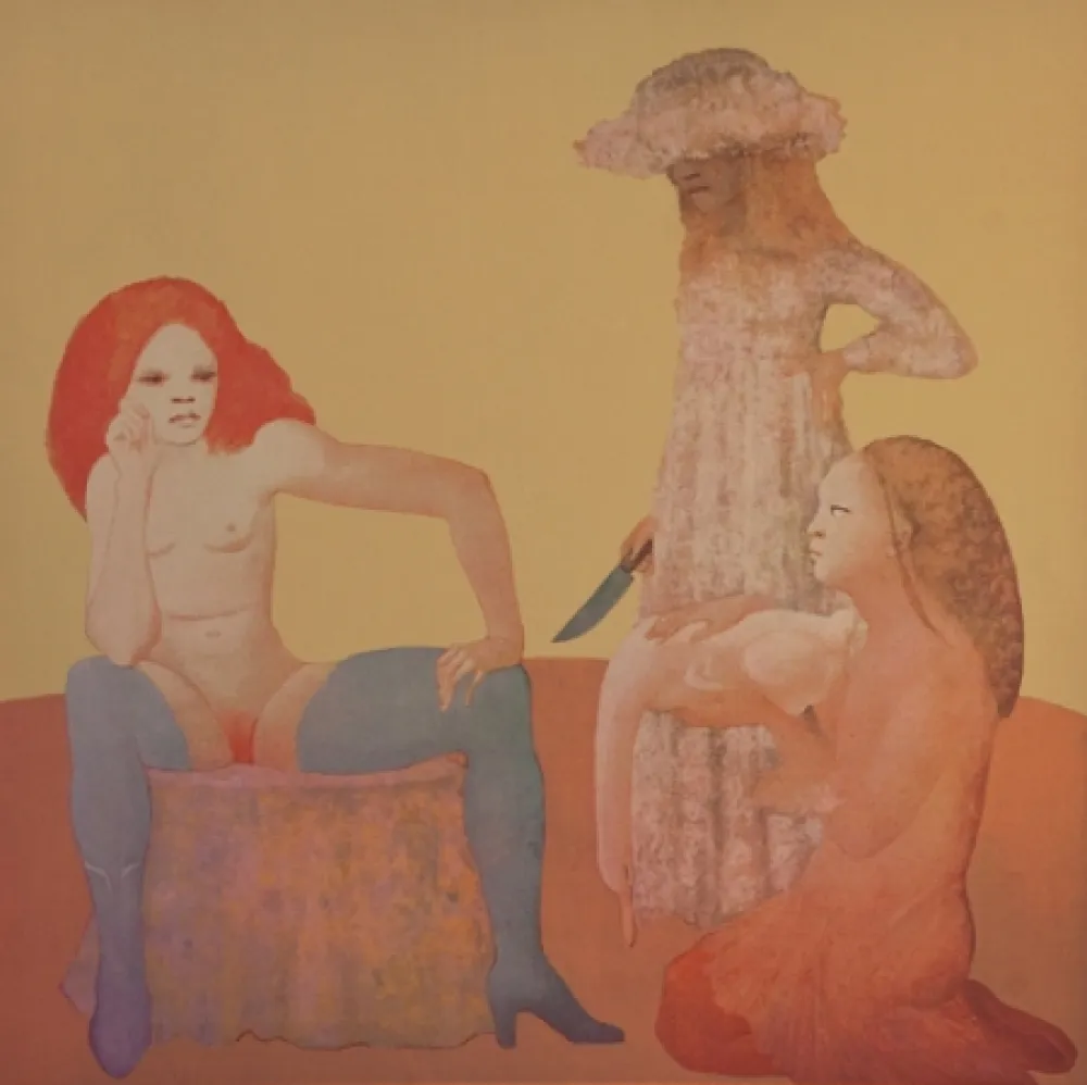 Litografía Fini - La Leçon de braise