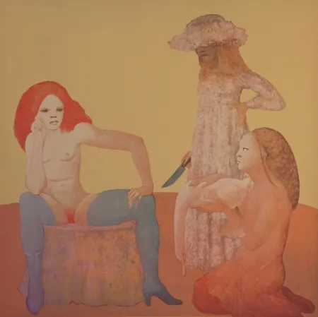 Litografía Fini - La Leçon de braise