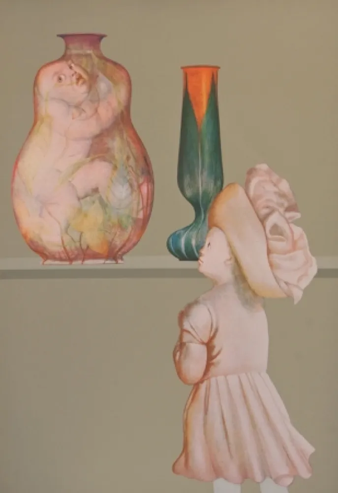 Litografía Fini - La leçon de fragilité